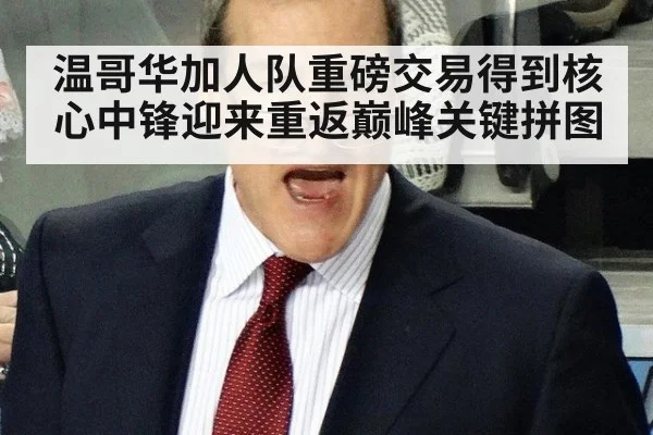 温哥华加人队重磅交易得到核心中锋迎来重返巅峰关键拼图